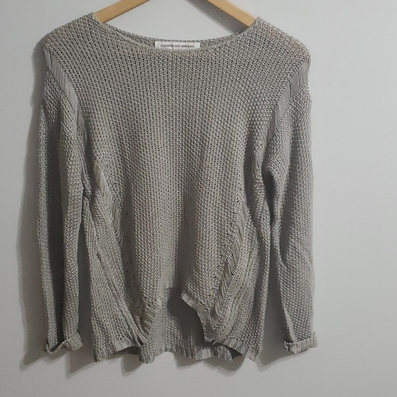 Knit Grey Sweater - Picture 1 of 3